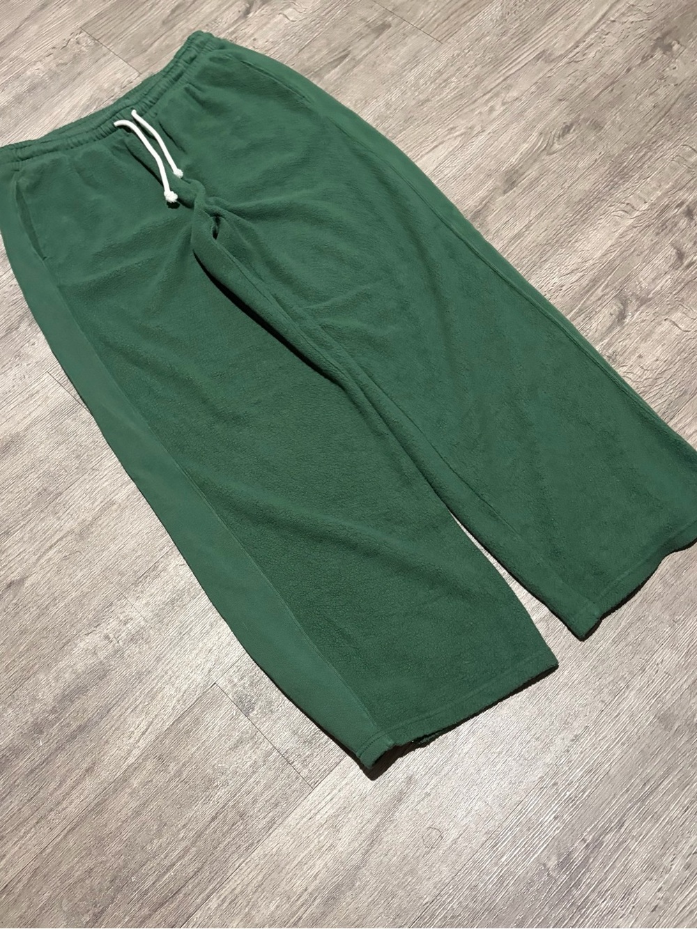 aerie Forest Green Fleece Joggers